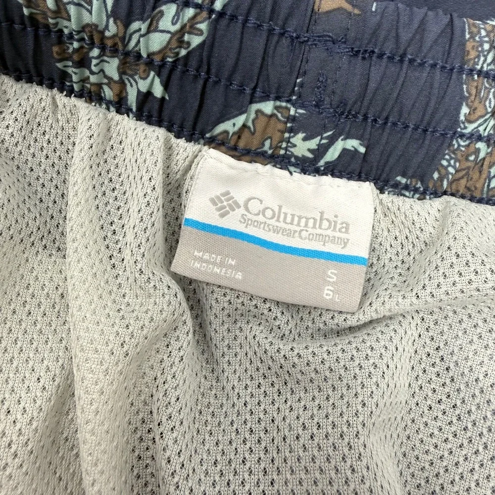 Columbia PFG Rambler Printed Water Shorts Men's Small Navy‎ Blue Omni Shade NEW